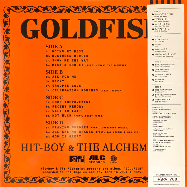 HIT-BOY & Alchemist - Goldfish | Empire (ERE1217) - 3