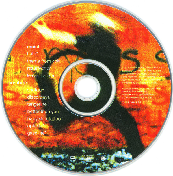 Moist - Creature [CD] | EMI Music Canada (7243 8 36188 2 8) - 2