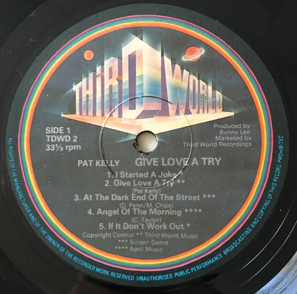 Pat Kelly - Give Love A Try | Third World (TDWD 2) - 3