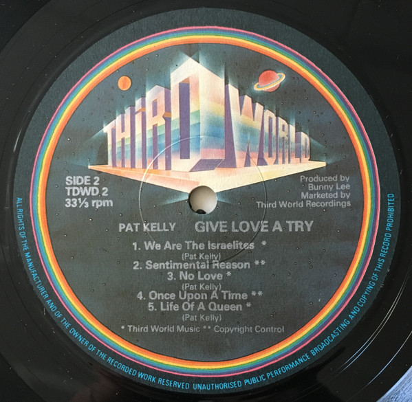 Pat Kelly - Give Love A Try | Third World (TDWD 2) - 4