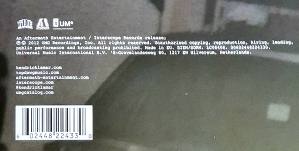 Kendrick Lamar - Good Kid, M.A.A.d City | Interscope Records (00602448224330) - 2 Kendrick Lamar - Good Kid, M.A.A.d City | Interscope Records (00602448224330) - 2