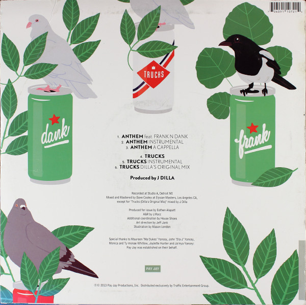 J Dilla - Anthem / Trucks | Pay Jay Productions (PJ001) - 2 J Dilla - Anthem / Trucks | Pay Jay Productions (PJ001) - 2