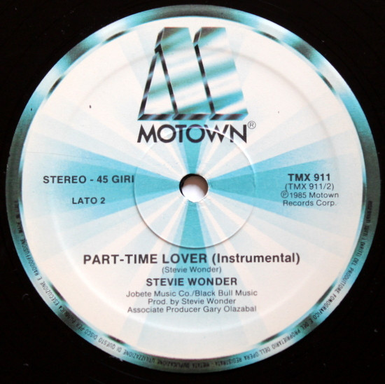 Stevie Wonder - Part-Time Lover | Motown (TMX 911) - 4