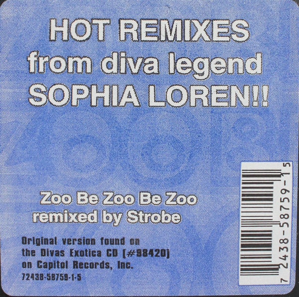 Sophia Loren - Zoo Be Zoo Be Zoo | Capitol Records (7243-8-57859-1-5) - main