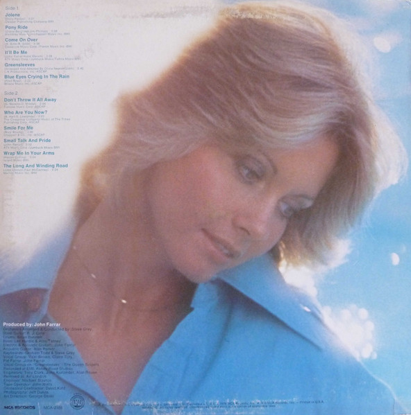 Olivia Newton-John - Come On Over | MCA Records (MCA-2186) - 2