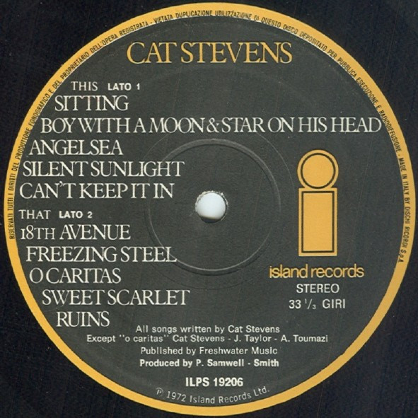 Cat Stevens - Catch Bull At Four | Island Records (ILPS 19206) - 4