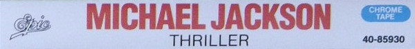 Michael Jackson - Thriller | Epic (40-85930) - 3