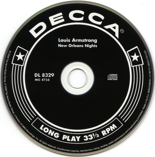 Louis Armstrong And His All-Stars - New Orleans Nights | Verve Records (0602517621336) - 3 Louis Armstrong And His All-Stars - New Orleans Nights | Verve Records (0602517621336) - 3
