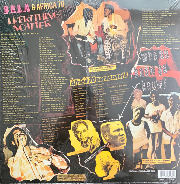 Fela Kuti & Africa 70 - Everything Scatter | Kalakuta (549 246 - 1) - 2