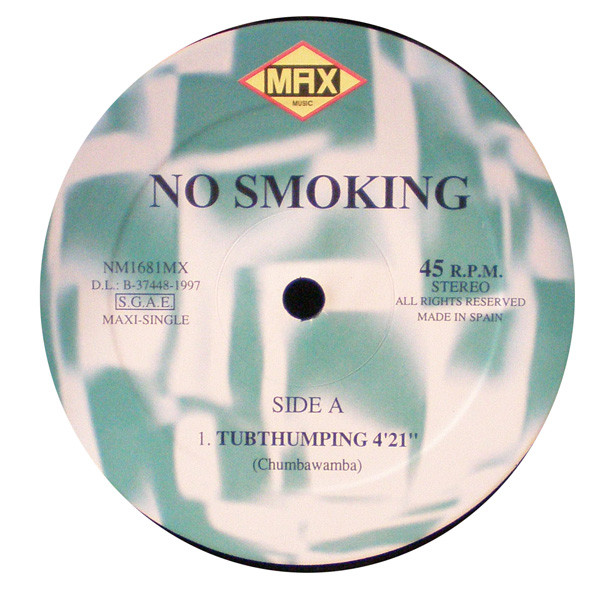 No Smoking - Tubthumping | Max Music (NM1681MX) - 3