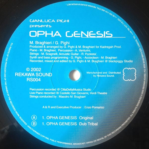 Gianluca Pighi - Opah Genesis | Rekawa Sound (RS004)