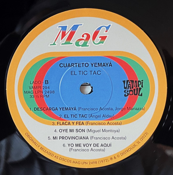 Cuarteto Yemaya - El Tic Tac | Vampi Soul (VAMPI 294) - 4