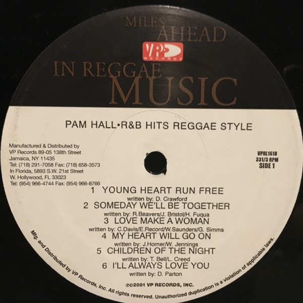 Pam Hall - R & B Hits Reggae Style | VP Records (VPRL1618) - 4