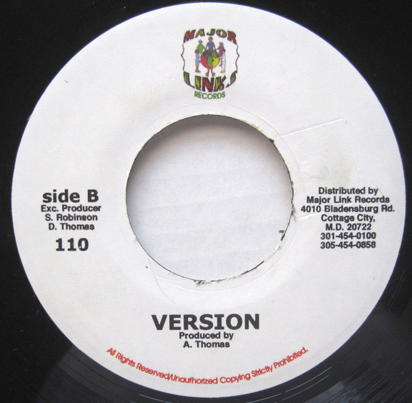 Anthony B - Yuh Deh A. Lead | Major Links Records (110) - 2