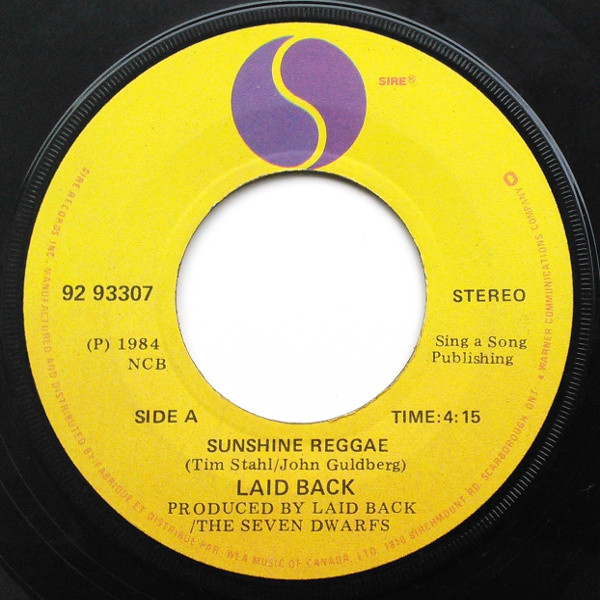 Laid Back - Sunshine Reggae | Sire (92 93307) Laid Back - Sunshine Reggae | Sire (92 93307)