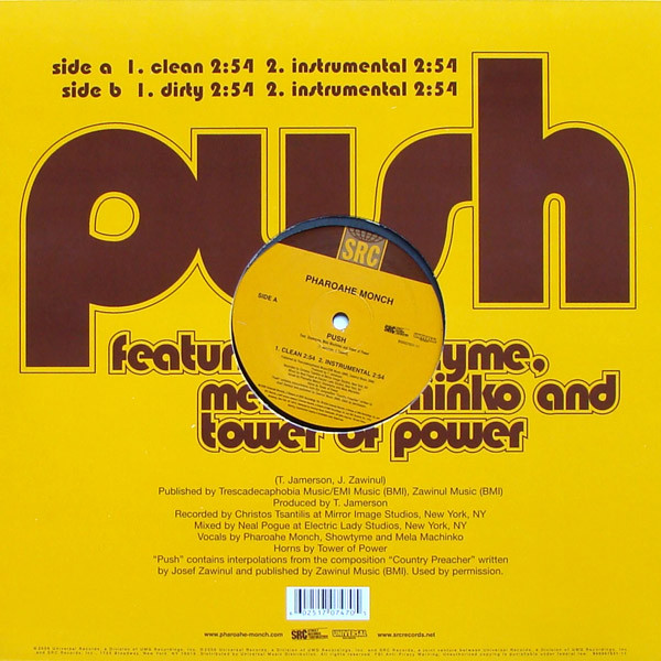Pharoahe Monch - Push | Universal Records (B00007631-11) - 2