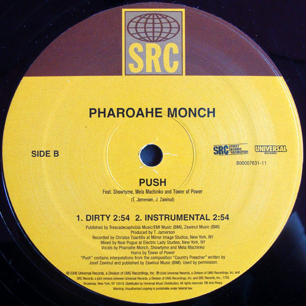 Pharoahe Monch - Push | Universal Records (B00007631-11) - 4