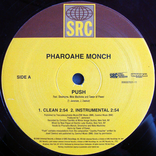 Pharoahe Monch - Push | Universal Records (B00007631-11) - 3