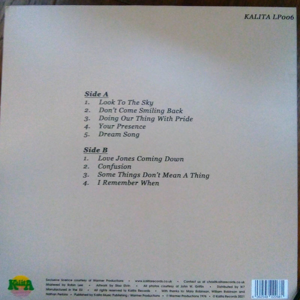 Al-Dos Band - Doing Our Thing With Pride | Kalita Records (KALITA LP006)