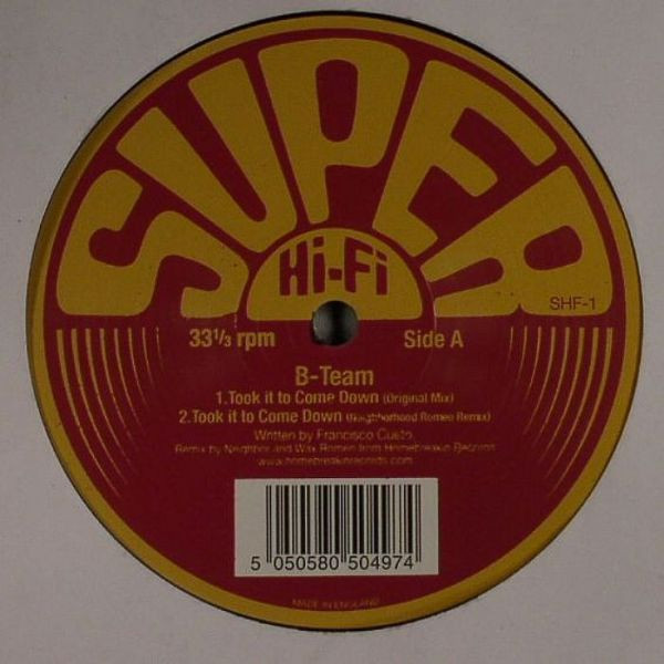B Team - Not Crazy EP | Super Hi-Fi (SHF-1) - main
