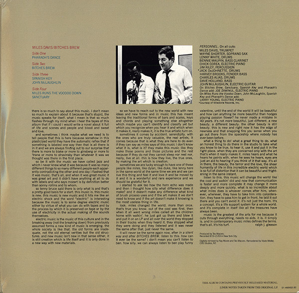 Miles Davis - Bitches Brew | CBS (CBS 460602 1) - 3