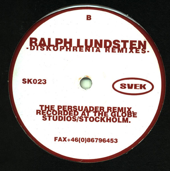 Ralph Lundsten - Diskophrenia Remixes | Svek (SK023) - 2