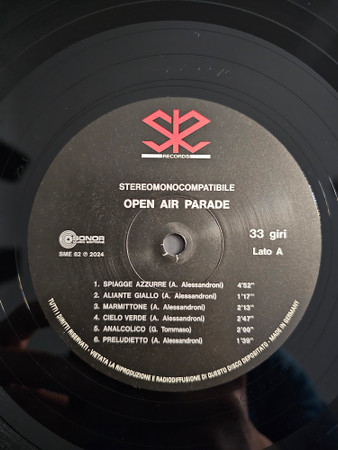 Alessandro Alessandroni - Open Air Parade | Sonor Music Editions (SME 62) - 4