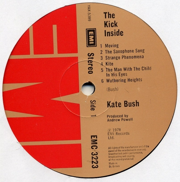Kate Bush - The Kick Inside | EMI (EMC 3223) - 3 Kate Bush - The Kick Inside | EMI (EMC 3223) - 3