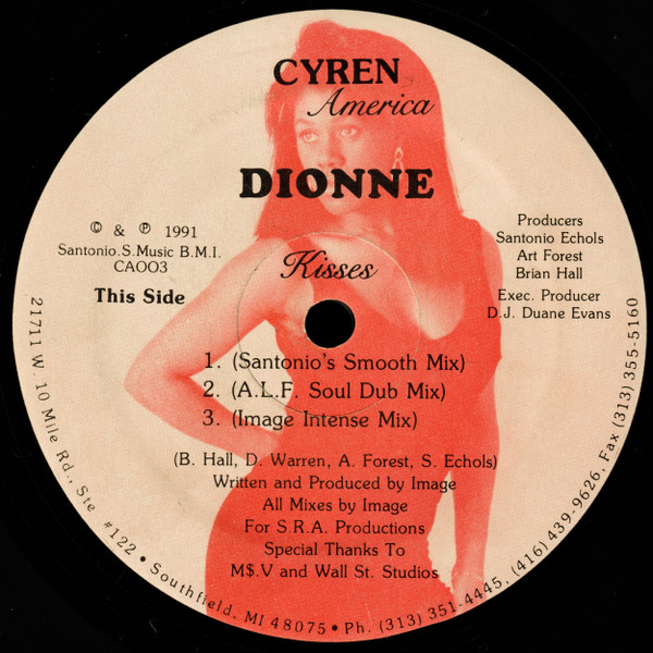 Dionne - Kisses | Cyren America Records (CA003) Dionne - Kisses | Cyren America Records (CA003)