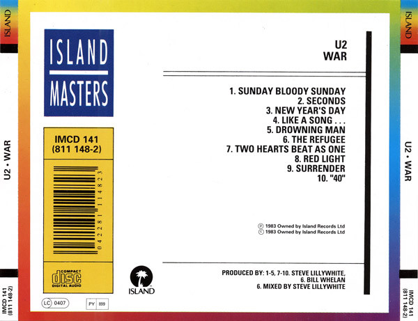 U2 - War | Island Records (811 148-2) - 2