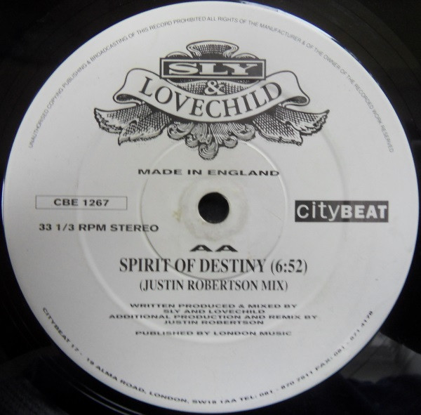 Sly & Lovechild - Spirit Of Destiny | City Beat (CBE 1267) - 3