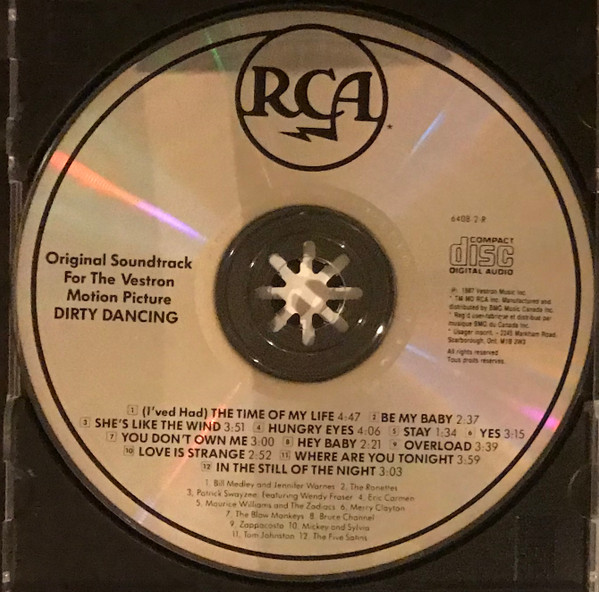 Various - Dirty Dancing (Original Soundtrack) [CD]b | RCA (6408-2-R) - 3