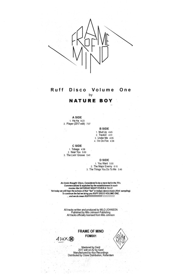 Nature Boy - Ruff Disco Volume One | Frame Of Mind (FOM001) - 2 Nature Boy - Ruff Disco Volume One | Frame Of Mind (FOM001) - 2