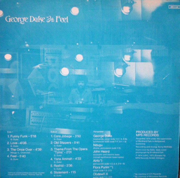 George Duke - Feel | MPS Records (MPS 15438) - 2