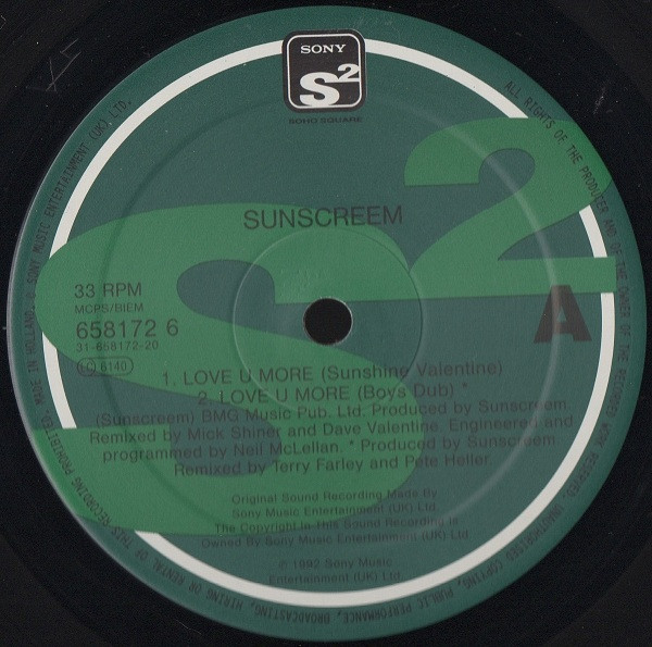 Sunscreem - Love U More | Sony Soho Square (658172 6) - 3 Sunscreem - Love U More | Sony Soho Square (658172 6) - 3