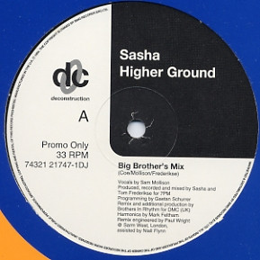Sasha - Higher Ground / Magic | Deconstruction (74321 21747-1DJ) - main