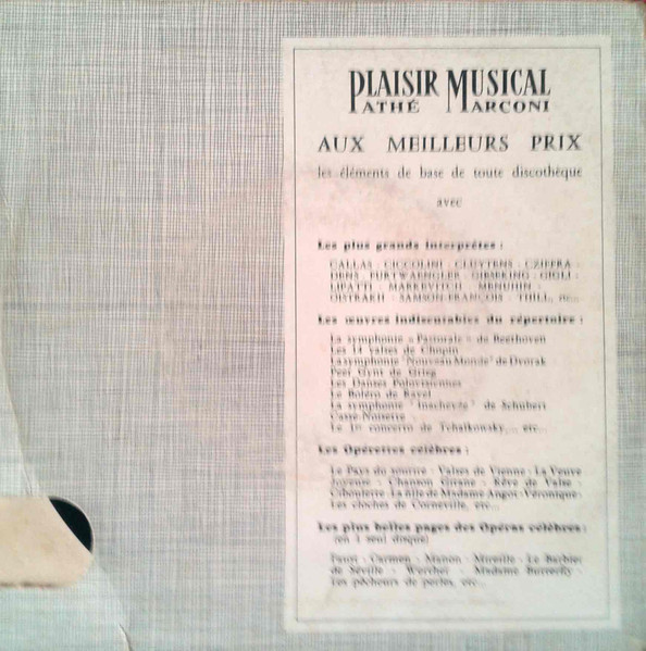 Erik Satie - Aldo Ciccolini - Les 3 Gymnopédies | Columbia (ESBF 17055) - 2