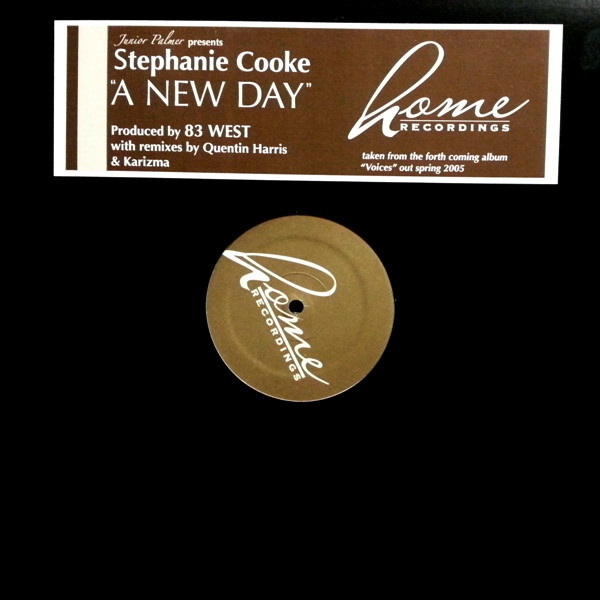 Junior Palmer Presents Stephanie Cooke - A New Day | Home Recordings (HR001) - main