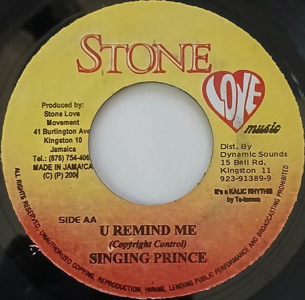 14K / Singing Prince - Missing You / U Remind Me | Stone Love Music (none) - 2