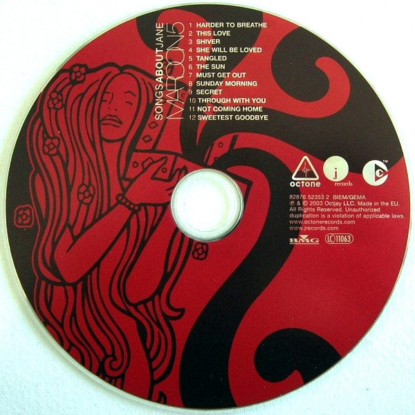 Maroon 5 - Songs About Jane | Octone Records (82876 52353 2) - 3