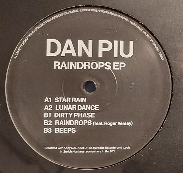 Dan Piu - Raindrops EP | Collect Records (COLL02) - main
