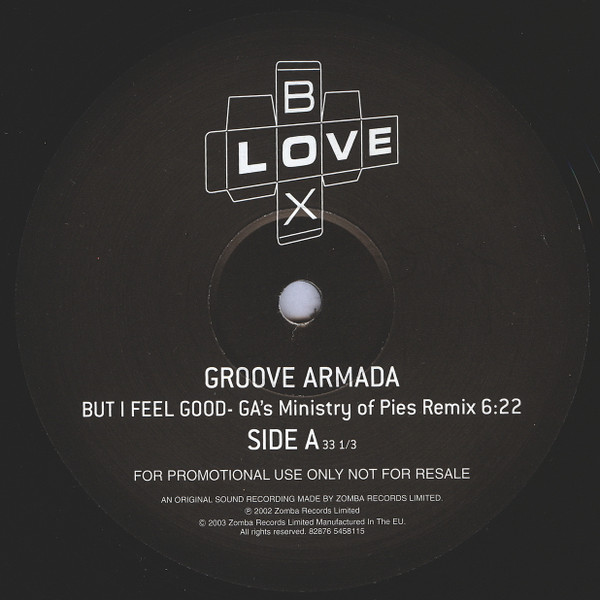 Groove Armada - But I Feel Good | Lovebox (82876 5458115) - 2 Groove Armada - But I Feel Good | Lovebox (82876 5458115) - 2