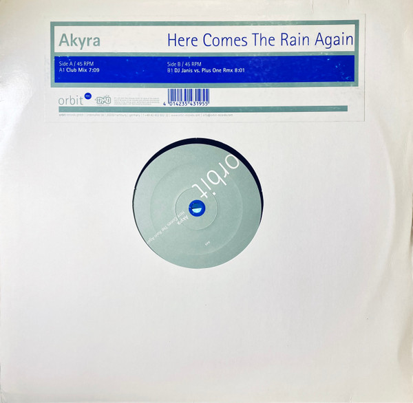 Akyra - Here Comes The Rain Again | Orbit Records (DMD Orbit 058) - main Akyra - Here Comes The Rain Again | Orbit Records (DMD Orbit 058) - main