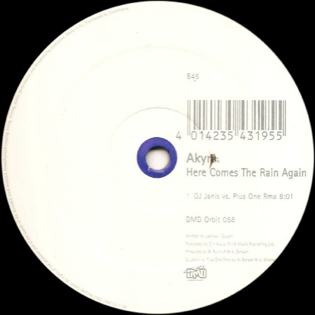 Akyra - Here Comes The Rain Again | Orbit Records (DMD Orbit 058) - 3 Akyra - Here Comes The Rain Again | Orbit Records (DMD Orbit 058) - 3
