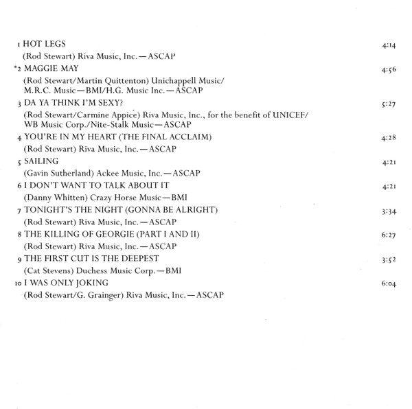 Rod Stewart - Greatest Hits | Warner Bros. Records (W2 3373) - 4