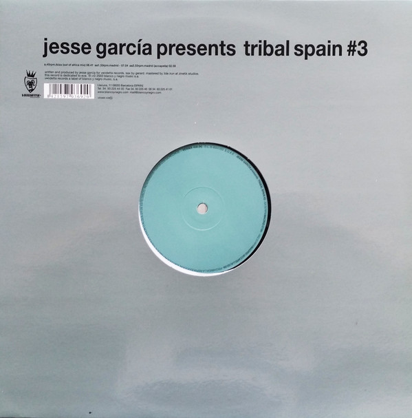 Jesse Garcia - Tribal Spain #3 | Vendetta Records (VENMX 439)