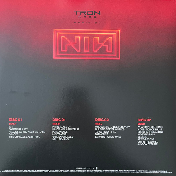 Nine Inch Nails - Tron: Ares (Original Motion Picture Soundtrack) | The Null Corporation (NULL 22) - 4 Nine Inch Nails - Tron: Ares (Original Motion Picture Soundtrack) | The Null Corporation (NULL 22) - 4