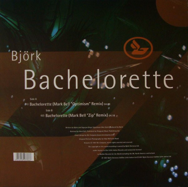 Björk - Bachelorette | One Little Indian (212TP12P3) - 2
