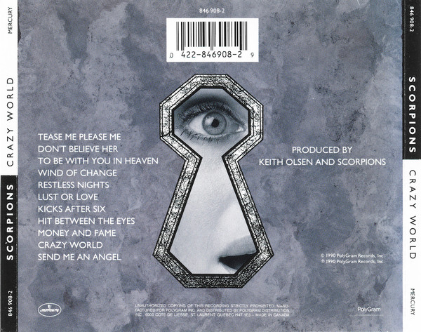 Scorpions - Crazy World | Mercury (846 908-2) - main