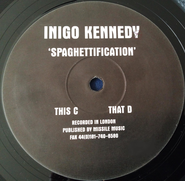 Inigo Kennedy - Spaghettification | Missile Records (Missile 31) - 5